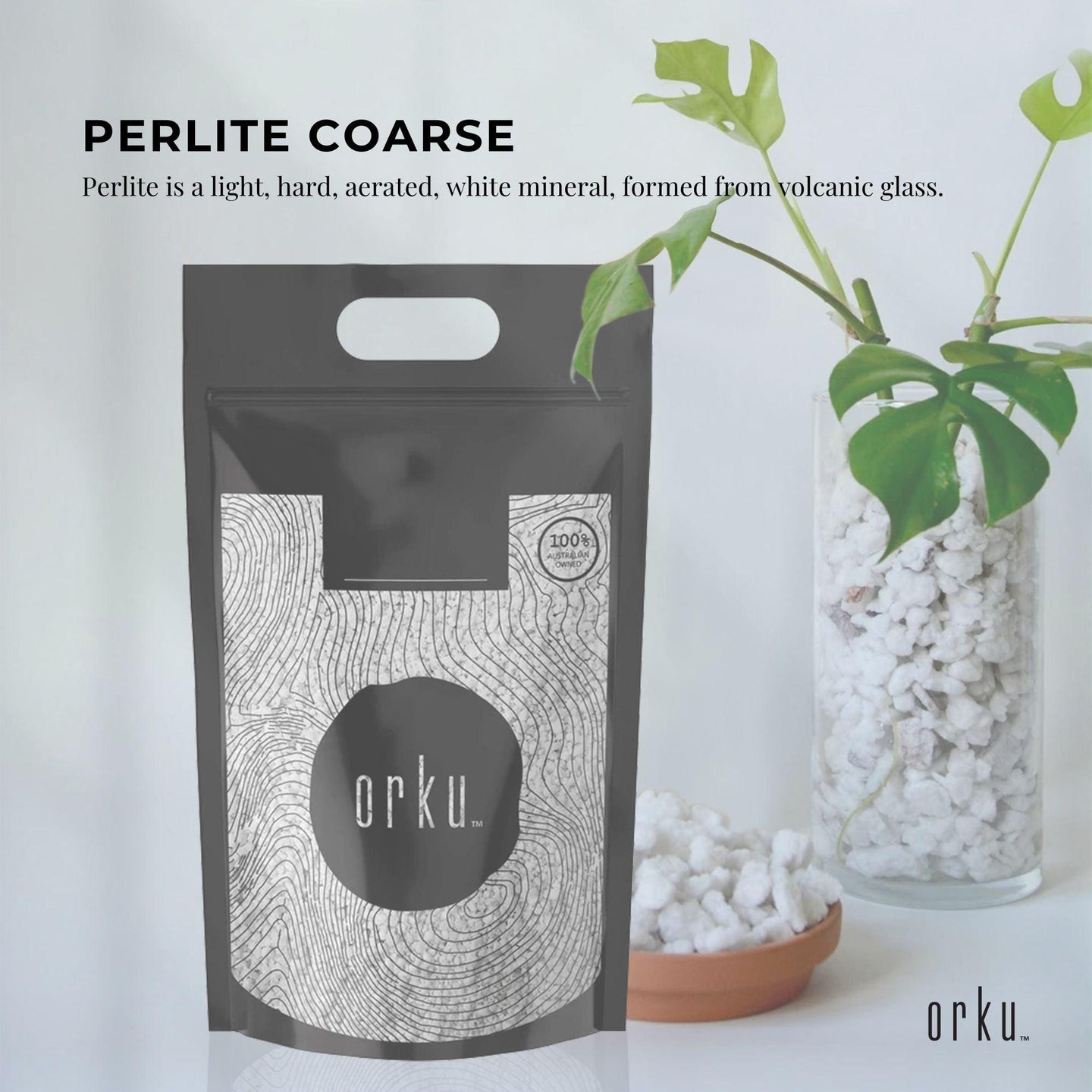 Buy 10L Perlite Coarse Premium Soil Expanded Medium Plants Hydroponics discounted | Products On Sale Australia