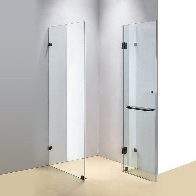 Buy 1100 x 700mm Frameless 10mm Glass Shower Screen By Della Francesca discounted | Products On Sale Australia