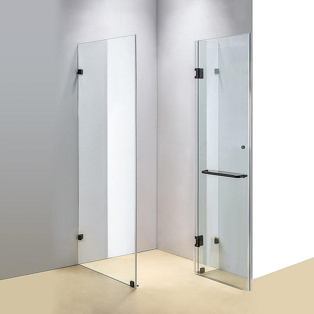 Buy 1100 x 800mm Frameless 10mm Glass Shower Screen By Della Francesca discounted | Products On Sale Australia