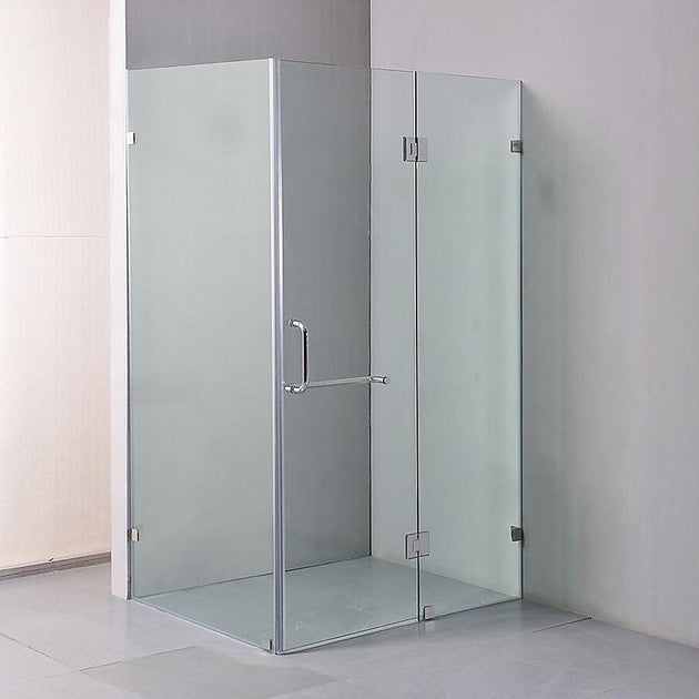 Buy 1200 x 1000mm Frameless 10mm Glass Shower Screen By Della Francesca discounted | Products On Sale Australia