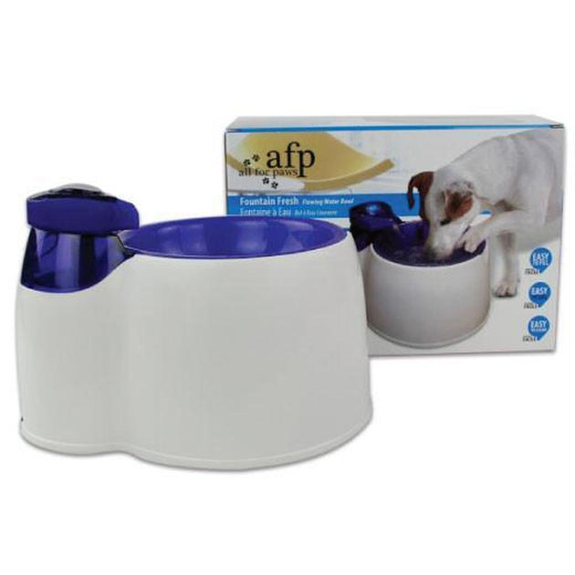 Buy 2L Fountain Fresh Pet Water Filter Bowl - Interactive Dog Cat Purifier discounted | Products On Sale Australia