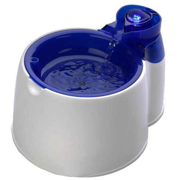 Buy 2L Fountain Fresh Pet Water Filter Bowl - Interactive Dog Cat Purifier discounted | Products On Sale Australia