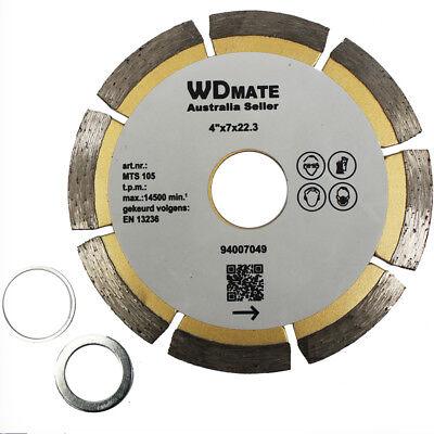 Buy 2x 105mm Dry Diamond Cutting Wheel 4.0" Segment Saw Blade 22.3mm Tile Concrete discounted | Products On Sale Australia