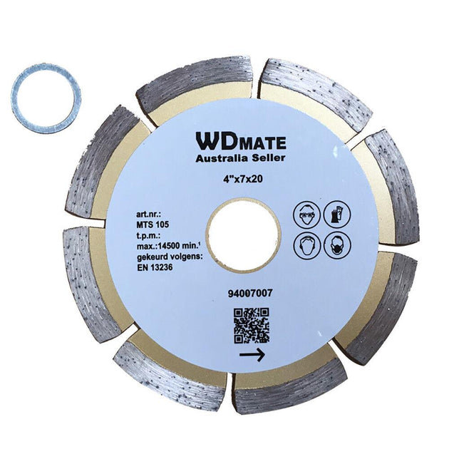 Buy 2x Dry Diamond Cutting Disc Wheel 105mm 4" Circular Saw Blade Segment 20/16mm discounted | Products On Sale Australia