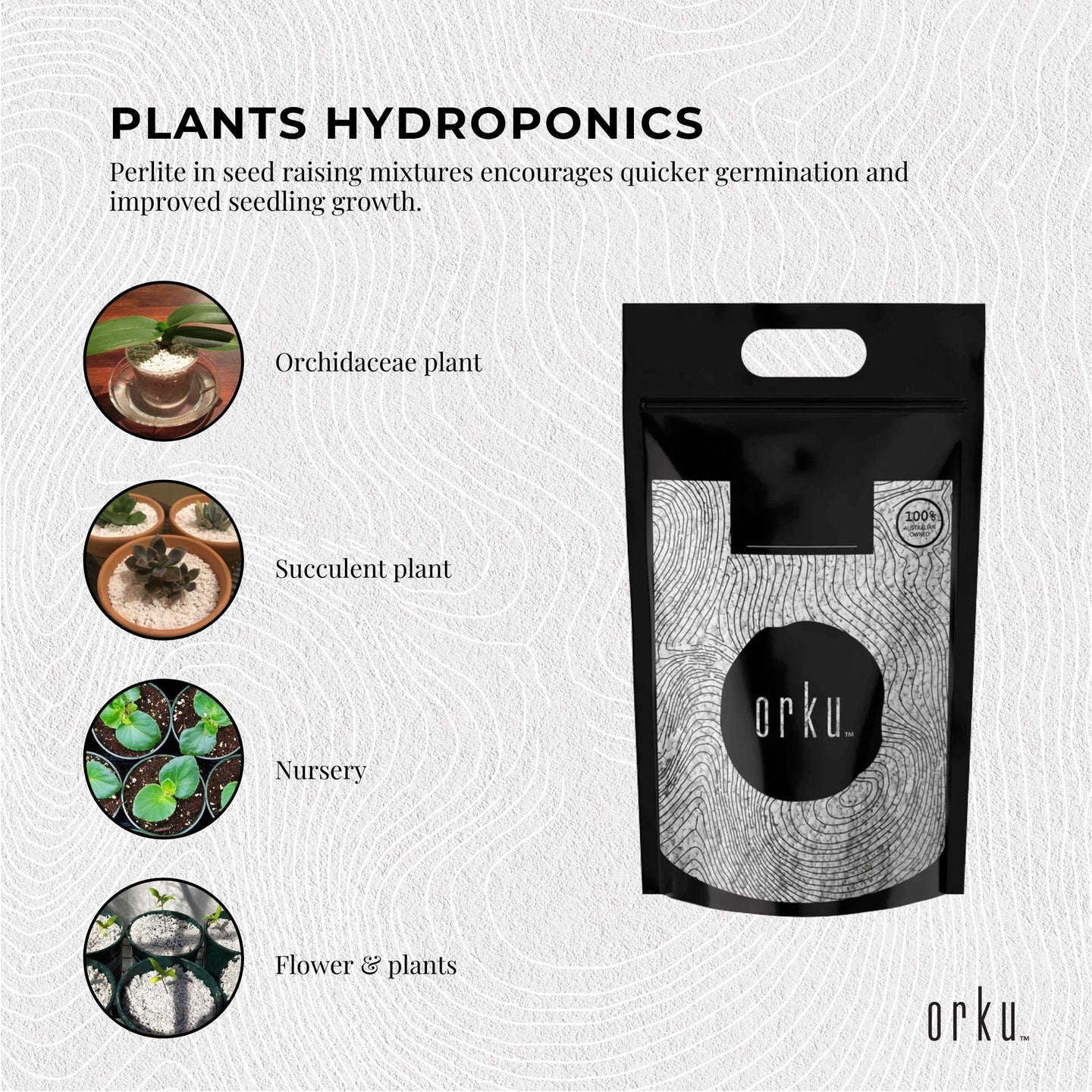 Buy 50L Perlite Coarse Premium Soil Expanded Medium Plants Hydroponics discounted | Products On Sale Australia