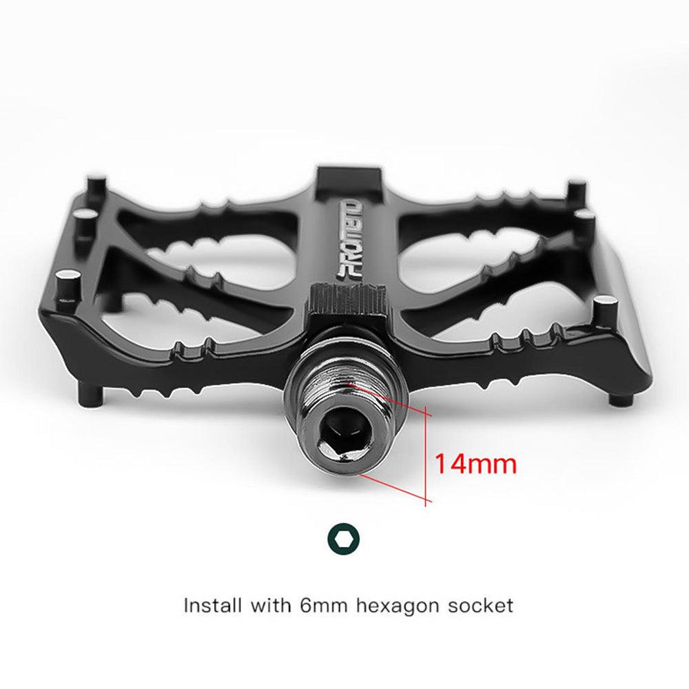 Buy 1 Pair Bicycle Pedal Mountain Road Bike Cycling Anti Slip Bearing Pedals discounted | Products On Sale Australia