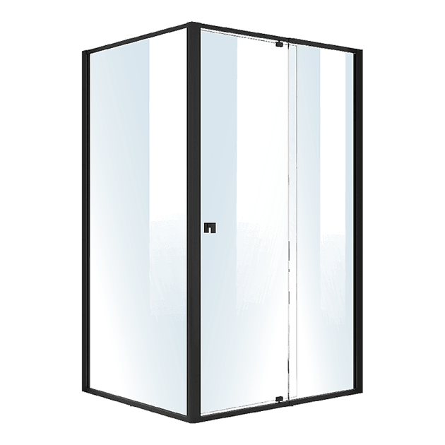 Buy Semi Frameless Shower Screen (114~122)x 195cm & (98~101)x195cm Side AS/NZS Glass discounted | Products On Sale Australia
