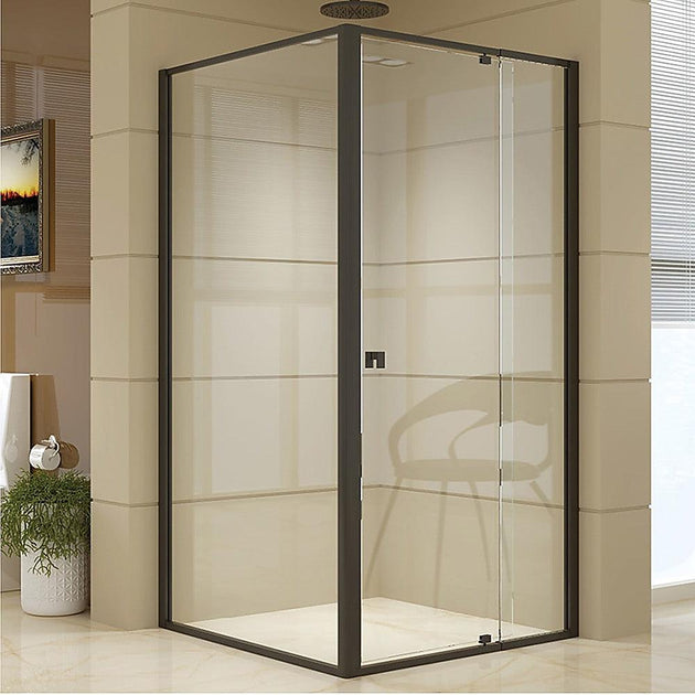 Buy Semi Frameless Shower Screen (98~106)x 195cm & (98~101)x 195cm Side AS/NZS Glass discounted | Products On Sale Australia