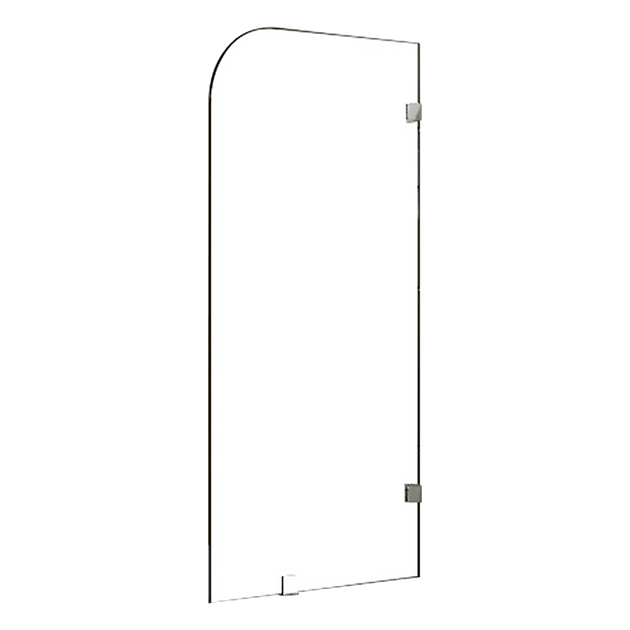 Buy 700 x 1450mm Frameless Bath Panel 10mm Glass Shower Screen By Della Francesca discounted | Products On Sale Australia
