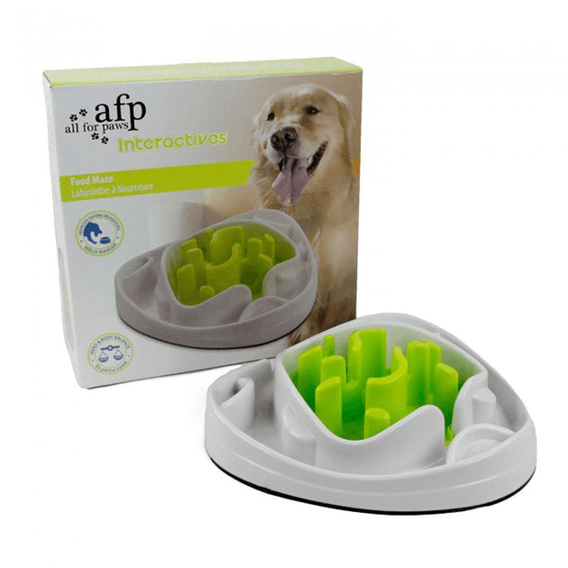 Buy Dog Bowl Food Maze - Interactive Treat Feeder + Water Dish All For Paws Pet discounted | Products On Sale Australia