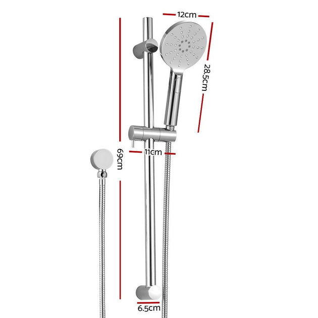 Buy Handheld Shower Head Wall Holder 4.7'' High Pressure Adjustable 3 Modes Chrome discounted | Products On Sale Australia