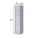Buy 6-Door Locker for Office Gym Shed School Home Storage discounted | Products On Sale Australia