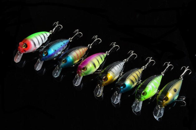 Buy 8x 7cm Popper Crank Bait Fishing Lure Lures Surface Tackle Saltwater discounted | Products On Sale Australia