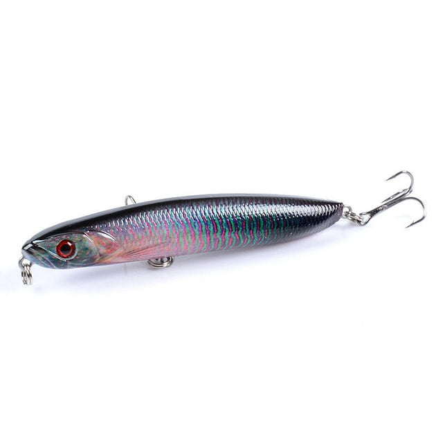 Buy 8x Popper Poppers 9.6cm Fishing Lure Lures Surface Tackle Fresh Saltwater discounted | Products On Sale Australia