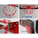 Buy Everfit 23" Mini Basketball Hoop Backboard Door Wall Mounted Sports Kids Red discounted | Products On Sale Australia