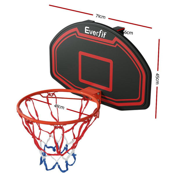 Buy Everfit 38" Basketball Hoop Backboard Door Wall Mounted Ring Net Sports Kids discounted | Products On Sale Australia