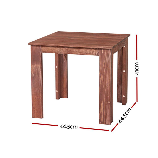 Buy Gardeon Coffee Side Table Wooden Desk Outdoor Furniture Camping Garden Brown discounted | Products On Sale Australia