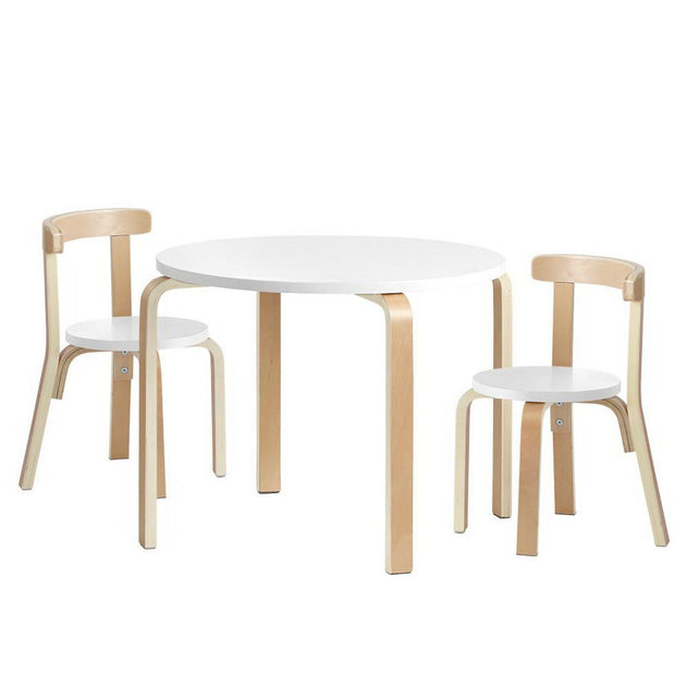 Buy Keezi 3PCS Kids Table and Chairs Set Activity Toy Play Desk | Products On Sale Australia