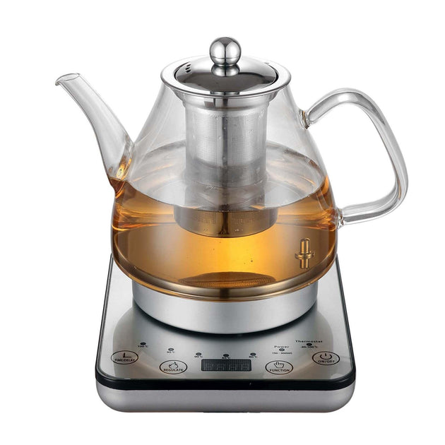 Buy 1.2L Digital Glass Kettle w/ Electric Tea Pot & Infuser 800W discounted | Products On Sale Australia