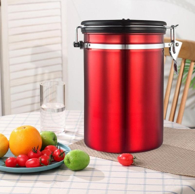 Buy 1.2L Storage Container with Spoon Red discounted | Products On Sale Australia