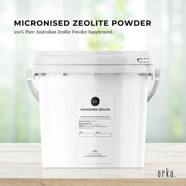 Buy 1.3kg Pure Micronised Zeolite Powder Tub Mineral - Micronized Volcamin discounted | Products On Sale Australia