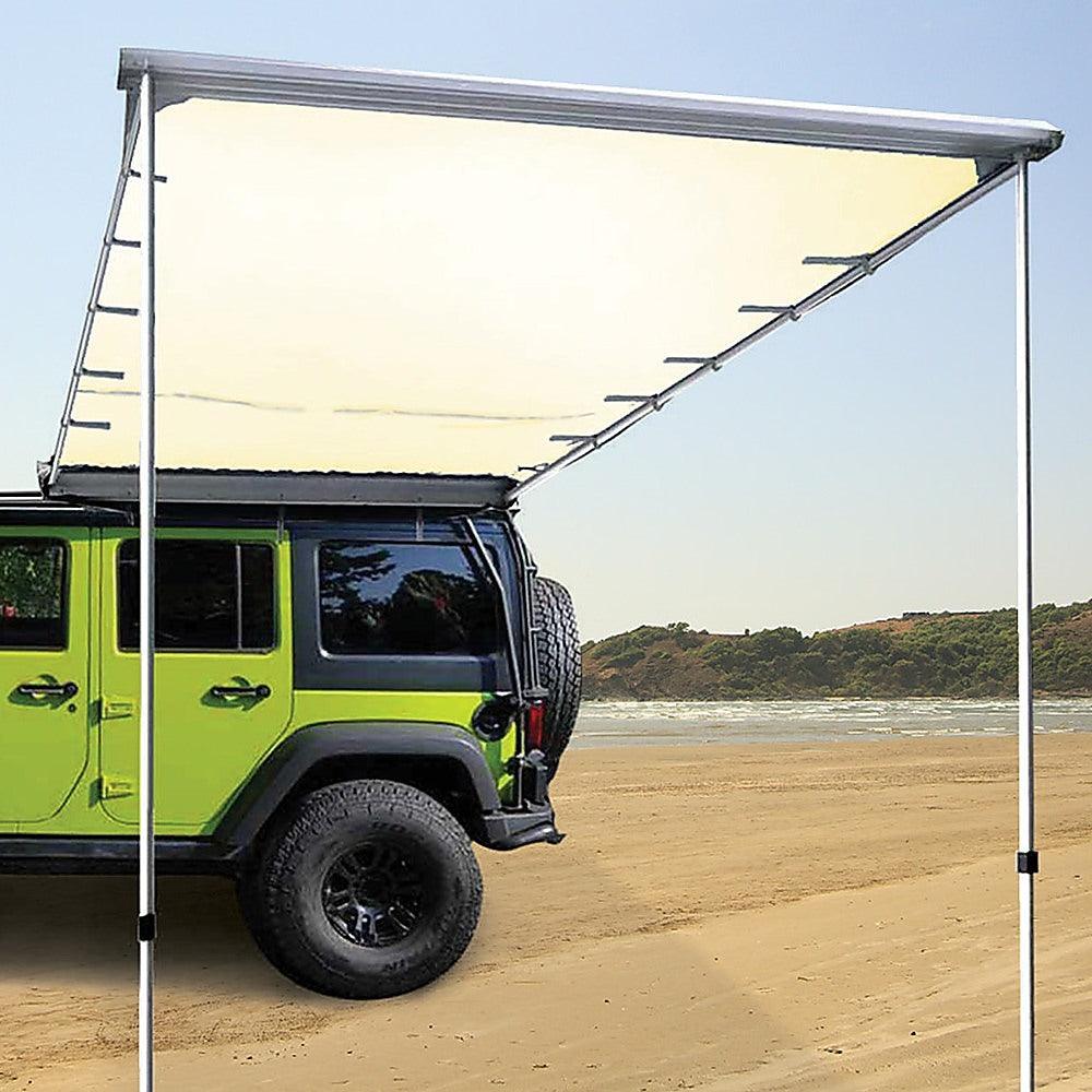 Buy 1.4m x 2m Car Side Awning Roof discounted | Products On Sale Australia