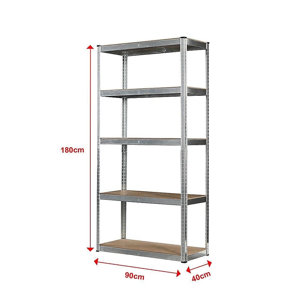 Buy 1.8M Warehouse Shelving Racking Steel Pallet Garage Shelves Metal Storage Rack discounted | Products On Sale Australia