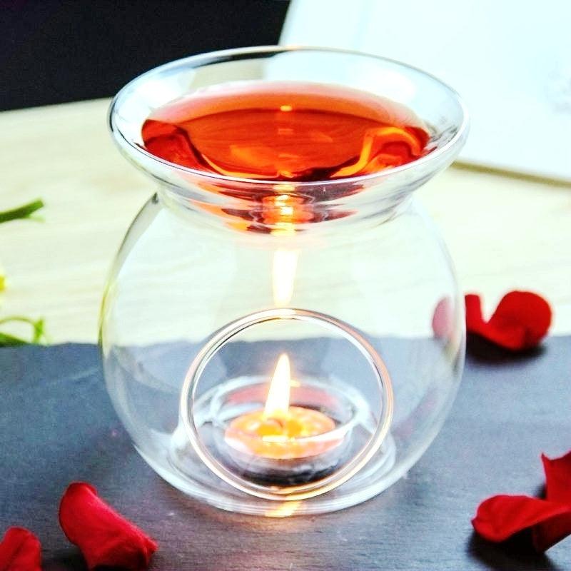 Buy 10 Bulk Buy Pack ofPerfume Scented Essential Oil Tealight Candle Burner Glass Lamp for Aromatherapy Spa Room Relax 14cm High discounted | Products On Sale Australia