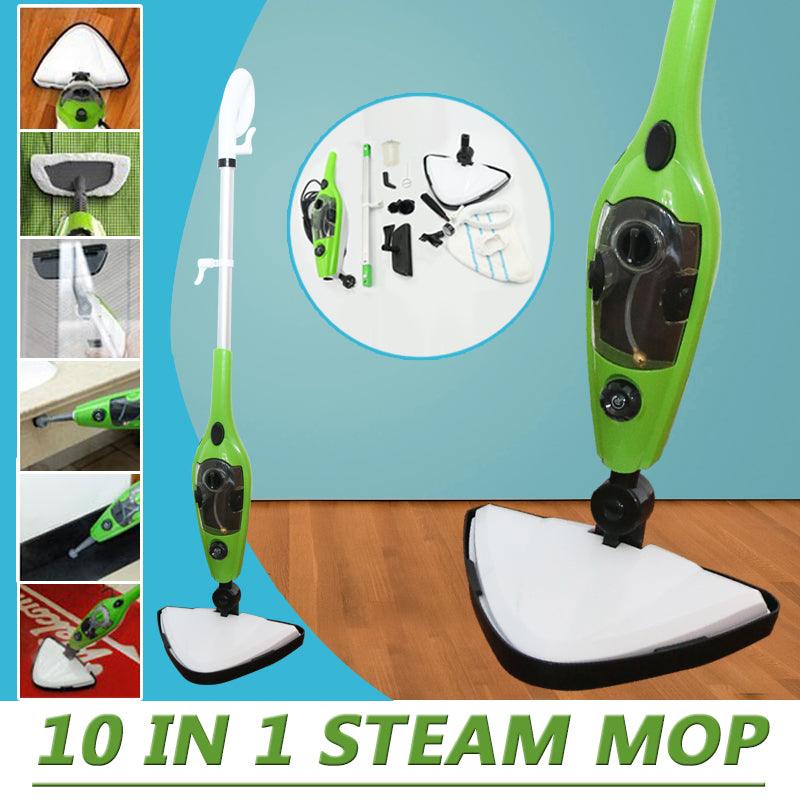 Buy 10 in 1 360 degree Steam Mop Floor Cleaner Kitchen Steaming Cleaning Use Water discounted | Products On Sale Australia