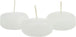 Buy 10 Pack of 4 Hour White Floating Candles - 4cm diameter - wedding party decoration discounted | Products On Sale Australia