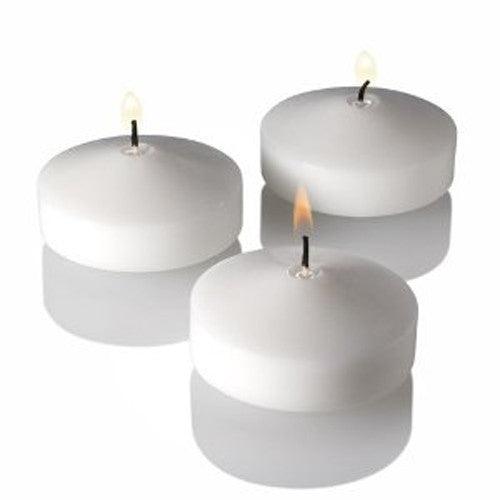 Buy 10 Pack of 8cm Ivory Wax Floating Candles - wedding party home event decoration | Products On Sale Australia