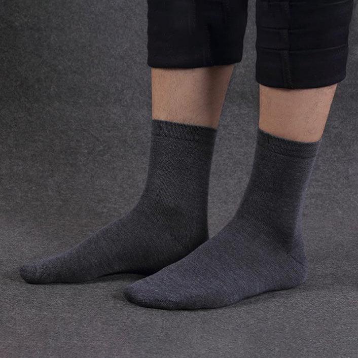 Buy 10 Pairs Men's Women's Cotton Breathable Crew Length Socks Work Business Cushion, Navy discounted | Products On Sale Australia