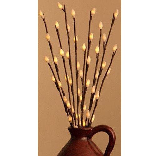 Buy 10 Sets of LED Light Bunch Stem - Warm White BATTERY fairy lights - 50cm high 20 bulbs/petals discounted | Products On Sale Australia