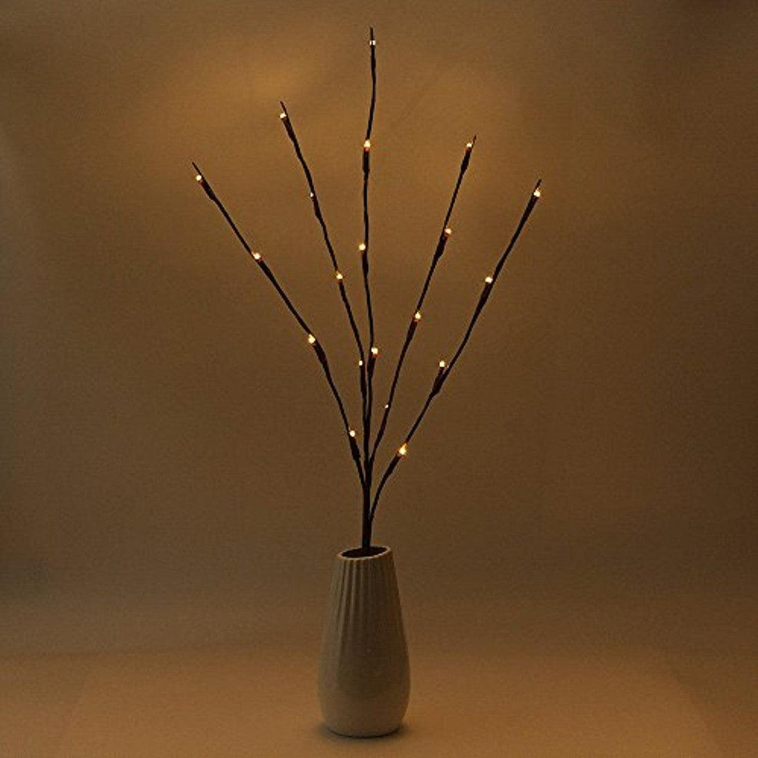 Buy 10 Sets of LED Light Bunch Stem - Warm White BATTERY fairy lights - 50cm high 20 bulbs/petals discounted | Products On Sale Australia