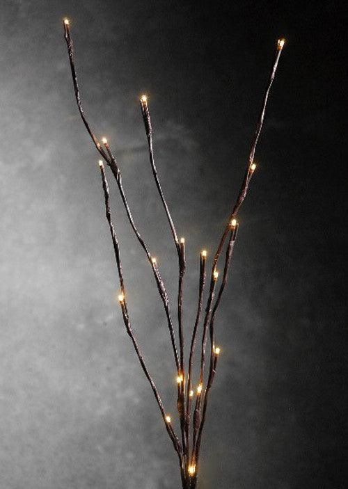 Buy 10 Sets of LED Light Bunch Stem - Warm White BATTERY fairy lights - 50cm high 20 bulbs/petals discounted | Products On Sale Australia