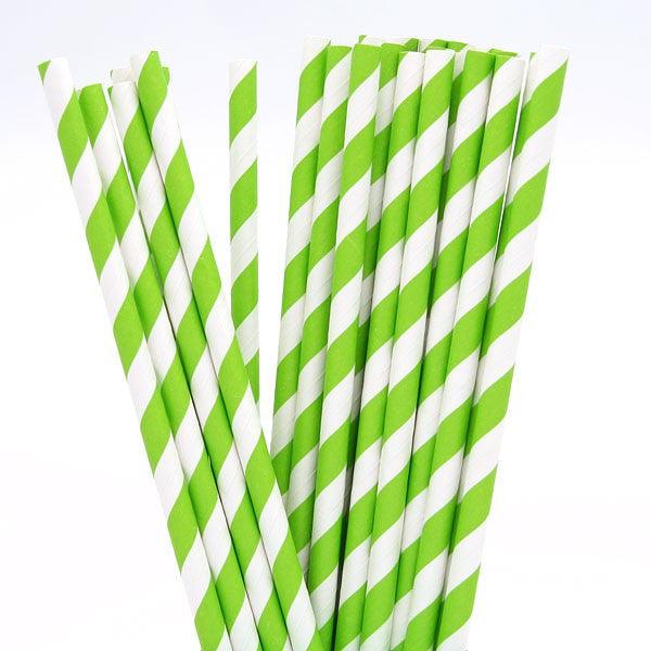 Buy 1000 Bulk Wholesale Pack Green White Drinking Straws Biodegradable Eco Paper Birthday Party Event Bistro Bar Cafe Take Away discounted | Products On Sale Australia