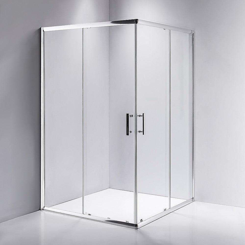 Buy 1000 x 1000mm Sliding Door Nano Safety Glass Shower Screen By Della Francesca discounted | Products On Sale Australia