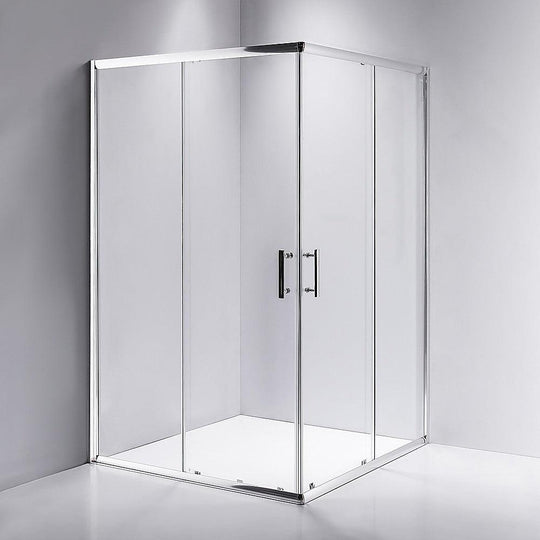 Buy 1000 x 1000mm Sliding Door Nano Safety Glass Shower Screen By Della Francesca discounted | Products On Sale Australia