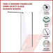 Buy 1000 x 2000mm Frameless 10mm Safety Glass Shower Screen discounted | Products On Sale Australia