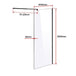 Buy 1000 x 2000mm Frameless 10mm Safety Glass Shower Screen discounted | Products On Sale Australia