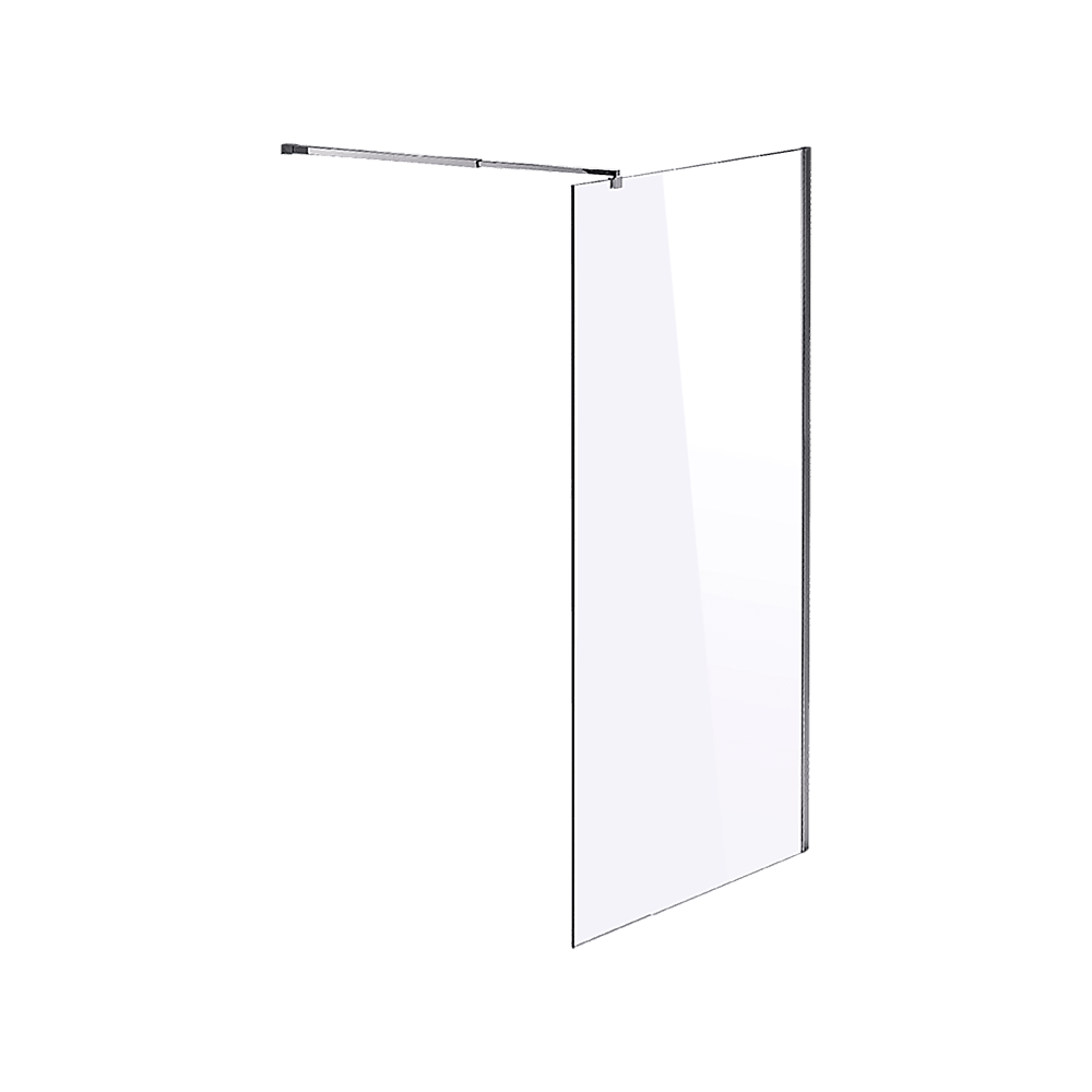 Buy 1000 x 2100mm Frameless 10mm Safety Glass Shower Screen discounted | Products On Sale Australia