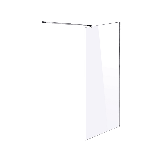 Buy 1000 x 2100mm Frameless 10mm Safety Glass Shower Screen discounted | Products On Sale Australia