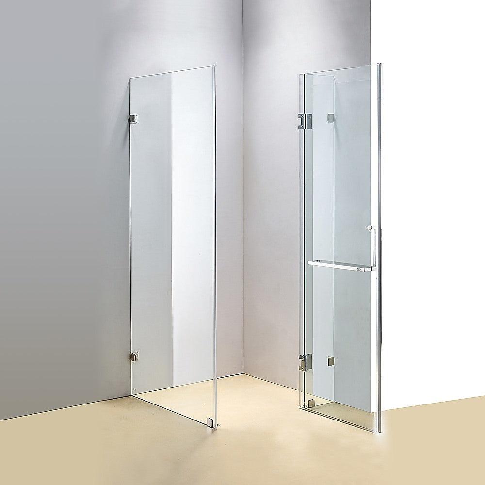 Buy 1000 x 800mm Frameless 10mm Glass Shower Screen By Della Francesca discounted | Products On Sale Australia