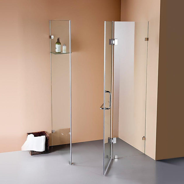 1000 x 900mm Frameless 10mm Glass Shower Screen By Della Francesca Products On Sale Australia | Furniture > Bathroom Category