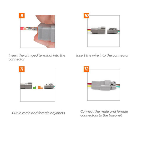 Buy 1000PCS Deutsch DT Connector Plug Kit With Genuine Deutsch Crimp Tool Auto Marine discounted | Products On Sale Australia