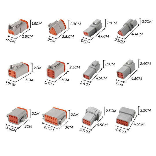 Buy 1000PCS Deutsch DT Connector Plug Kit With Genuine Deutsch Crimp Tool Auto Marine discounted | Products On Sale Australia