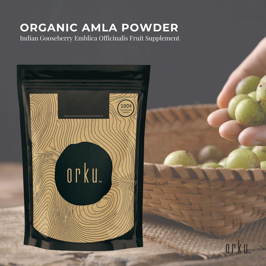 Buy 100g Organic Amla Powder Indian Gooseberry Emblica Officinalis Fruit Supplement discounted | Products On Sale Australia