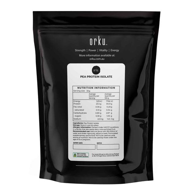 Buy 100g Pea Protein Isolate Powder - Plant Based Vegan Vegetarian Shake Supplement discounted | Products On Sale Australia