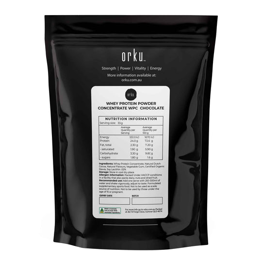 Buy 100g Whey Protein Powder Concentrate - Chocolate Shake WPC Supplement discounted | Products On Sale Australia