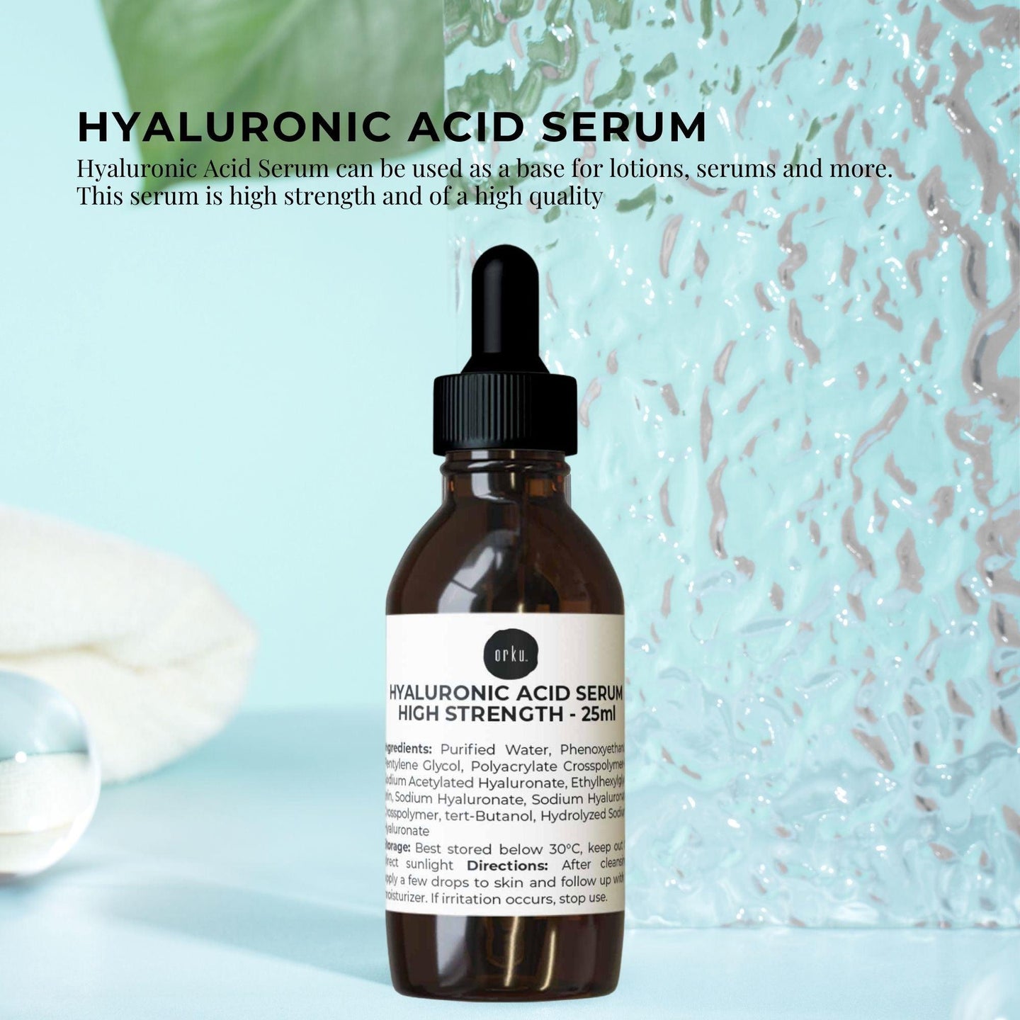 Buy 100ml Hyaluronic Acid Serum - High Strength Cosmetic Face Skin Care discounted | Products On Sale Australia